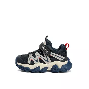 Детские кеды Детские низкие серые/бежевые Jeep, цвет Navy