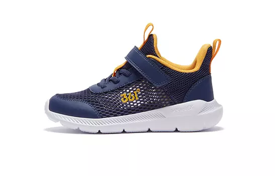 Детские кеды Детские низкие синие/желтые 361°Kids, синий/желтый