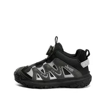 Детские кеды Детские низкие темно-серые Jeep, черный