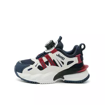 Детские кеды Детские низкие темно-синие красные Jeep, красный