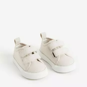 Детские кеды H&amp;M Canvas, светло-бежевый