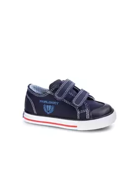 Детские кеды из парусины с застежкой-липучкой Pablosky, синий