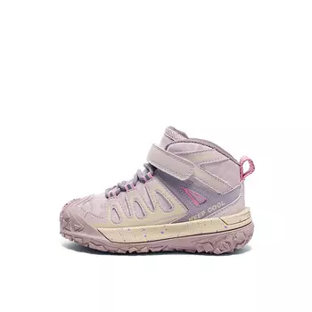 Детские кеды Kids High-top бежевые Jeep, светло-фиолетовый