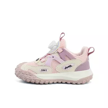 Детские кеды Kids Low-top бежевый/белый Jeep, фиолетовый