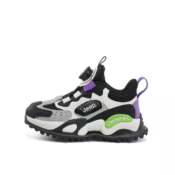 Детские кеды Kids Low-top Black/фиолетовый Jeep, фиолетовый