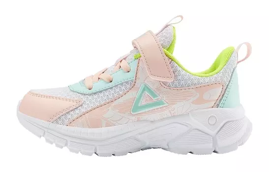 Детские кеды Kids Low-top Large White Light Pink Peak