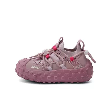 Детские кеды Kids Low-top Purple Jeep, белый/фиолетовый