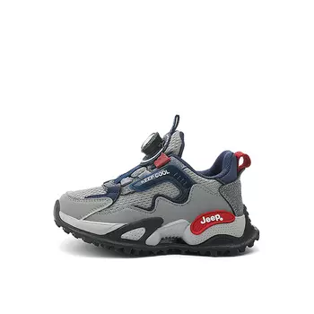 Детские кеды Kids Low-top Red Jeep, серый/красный