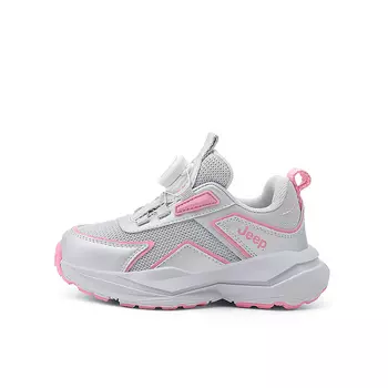 Детские кеды Kids Low-top Серые Jeep, розовый