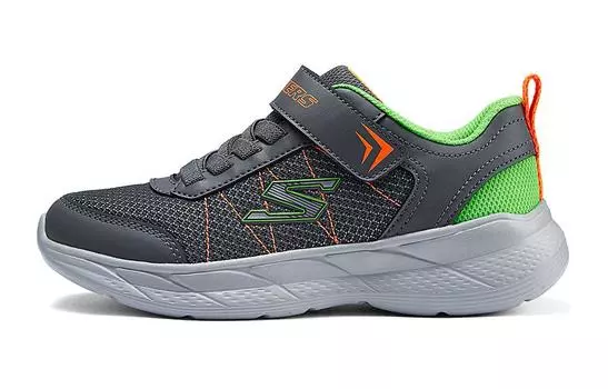 Детские кеды Kids Low-top Серые Skechers, зеленый