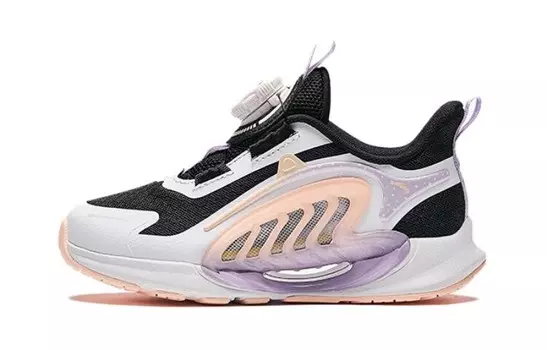 Детские кеды PS Low-top Белые/черные/розовые Anta Kids, белый