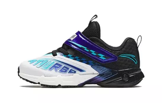 Детские кеды PS Low-top Белые, Черные, Синие Anta Kids, белый/черный