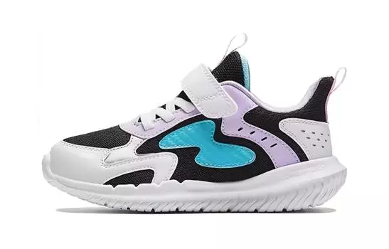 Детские кеды PS Low-top черные/фиолетовые Anta Kids, черный