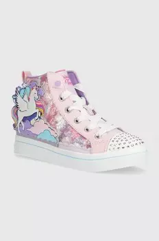Детские кеды TWI-Lites 2.0 Enchanted Unicorn Skechers, роза