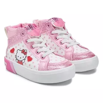Детские кеды высокие Hello Kitty для малышей, pink multi