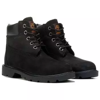 Детские классические ботинки Little Kid 6 дюймов Timberland, черный