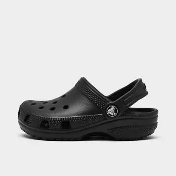 Детские классические сабо Crocs для малышей, черный