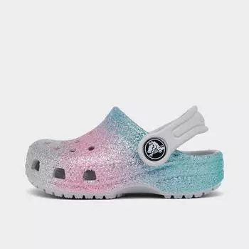Детские классические сабо Crocs для малышей, серый
