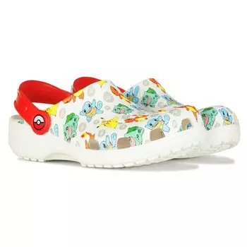 Детские классические сабо Pokemon Little/Big Kid Crocs, мультиколор