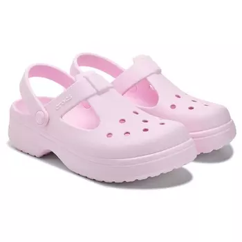 Детские классические туфли-мэри джейн Crocs для маленьких/больших детей, pink