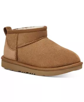 Детские классические ультра мини-сапожки из овчины Twinface Ugg, бежевый