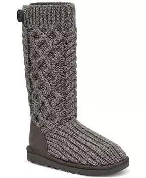 Детские классические вязаные ботинки Cardi Ugg, серый