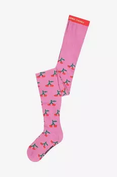 Детские колготки Bobo Choses Вишня, розовый