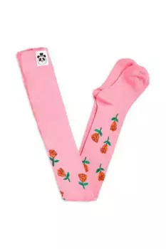 Детские колготки Розы Mini Rodini, розовый