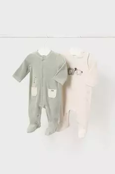 Детские комбинезоны, 2 шт. Mayoral Newborn, зеленый