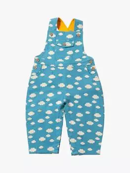 Детские комбинезоны cloud dungaree shorts Little Green Radicals, синий/разноцветный