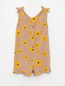 Детские комбинезоны с V-образным вырезом и узором LCW baby