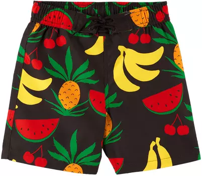 Детские коричневые шорты для плавания с фруктами, коричневые Mini Rodini
