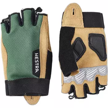 Детские короткие перчатки Bike Guard Hestra, оливковый