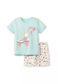 Детские короткие пижамы CALIDA, пастельно-синий