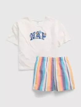 Детские короткие пижамы Gap, мультиколор