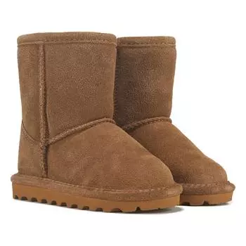 Детские короткие водонепроницаемые ботинки Elle на молнии для малышей/маленьких детей Bearpaw, цвет hickory