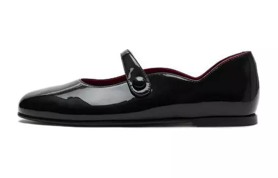 Детские кожаные балетки Мэри Джейн Burberry, черный