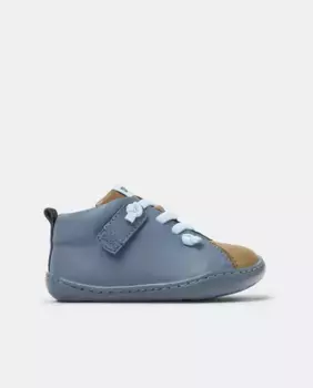 Детские кожаные ботильоны Peu Cami Twins Camper, зеленый