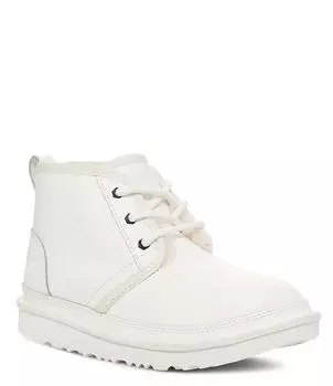 Детские кожаные ботинки UGG Neumel II (подростковые), белый