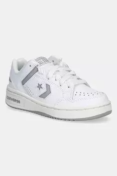 Детские кожаные кеды Weapon Converse, белый
