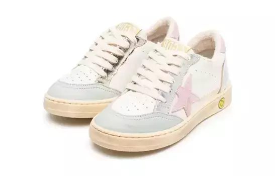 Детские кожаные кроссовки Ballstar Golden Goose, синий
