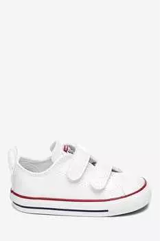 Детские кожаные кроссовки Chuck Ox 2V Converse, белый