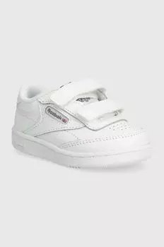 Детские кожаные кроссовки Club C Reebok Classic, белый