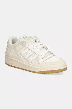 Детские кожаные кроссовки FORUM LOW CL adidas Originals, бежевый