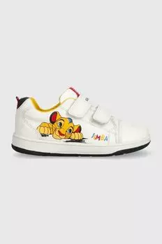 Детские кожаные кроссовки Geox x Disney, белый