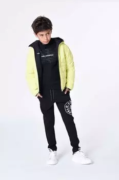 Детские кожаные кроссовки Karl Lagerfeld, белый