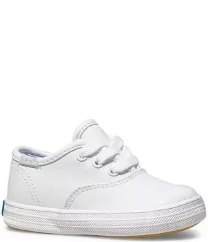 Детские кожаные кроссовки Keds Champion с закрытым носком (для малышей), белый