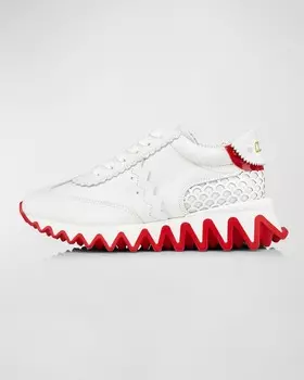 Детские кожаные кроссовки Loubishark, для малышей Christian Louboutin