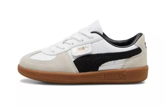 Детские кожаные кроссовки Palermo Puma, серый