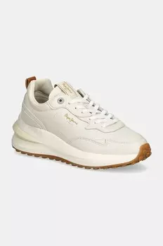 Детские кожаные кроссовки PLS60014 Pepe Jeans, белый